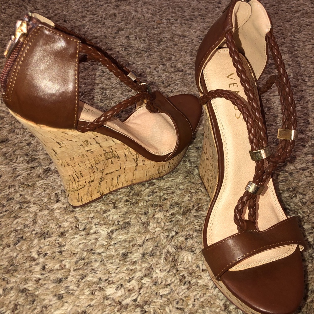 New Venus Brown Pump Sandals